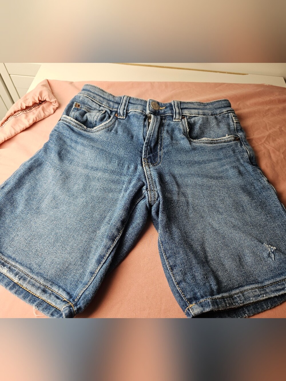 Zara Girl's Blue Denim Shorts Size 8